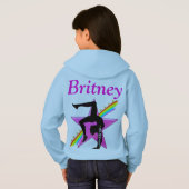 勝利GYMNAST ZIPフード付きスウェットシャツ (裏面フル)