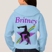 勝利GYMNAST ZIPフード付きスウェットシャツ (裏面)