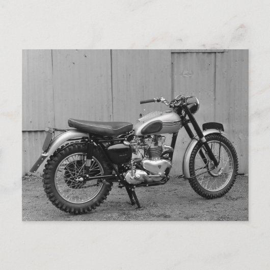 勝利MCオートバイのヴィンテージ写真 ポストカード (正面)