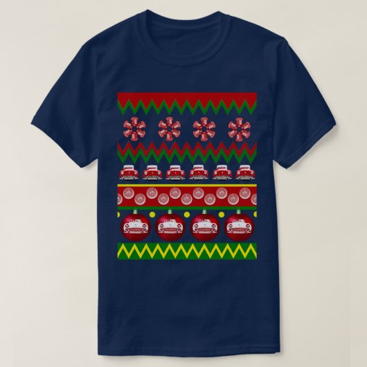 勝利TR3クラシッククリスマスの醜いセーター Tシャツ (デザイン正面)