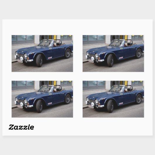 勝利TR4 A 長方形シール (シート)