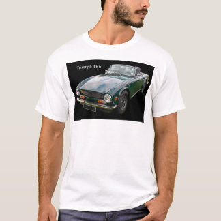 勝利TR6クラシックスポーツカー Tシャツ