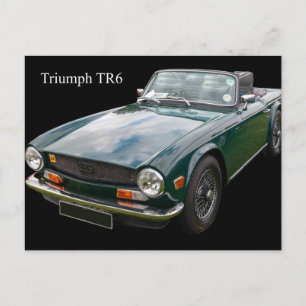 勝利TR6スポーツカー ポストカード