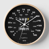 勝利TR7速度計 壁時計 (正面)