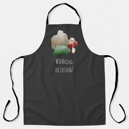 勝敗 エプロン (正面)