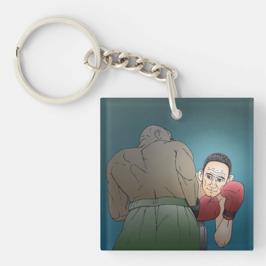 勝敗 キーホルダー (正面)