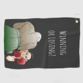 勝敗 ゴルフタオル (横)