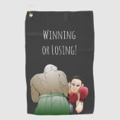 勝敗 ゴルフタオル (正面)