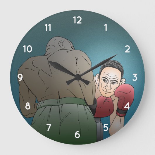 勝敗 ラージ壁時計 (正面)