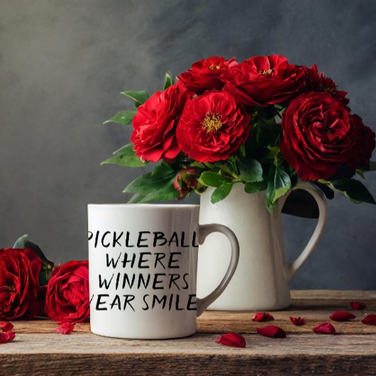 勝者おもしろいが衣服スマイルブラック コーヒーマグカップ