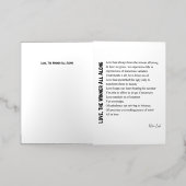 勝者こそ愛される詩詩 箔グリーティングカード (外側レイダウン)