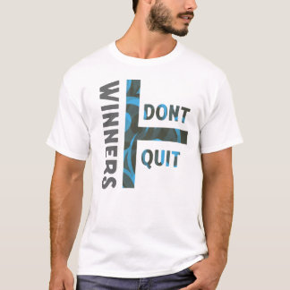 勝者たちは諦めない モチベーショナルTシャツアート Tシャツ