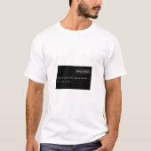 勝者とは何者か? モチベーションを高める継続の引用 Tシャツ (正面)
