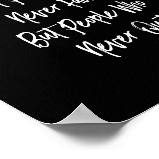 勝者とは、事実を知らない人々ではなく、私たちの人々である ポスター (角)