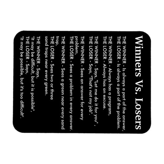 勝者と敗者 マグネット (横)