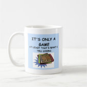 勝者のための冗談! コーヒーマグカップ (左)