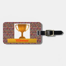 勝者のコップ(あなた専有物への変更の文字) ラゲッジタグ