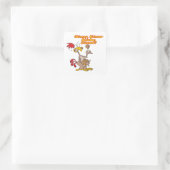 勝者のチキンディナーの皮肉なユーモア スクエアシール (バッグ)