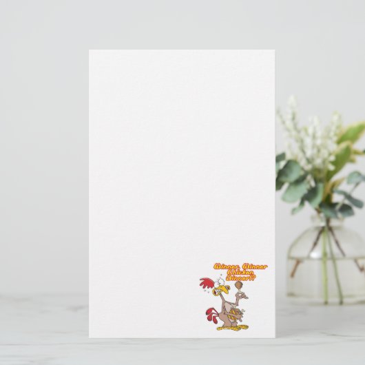 勝者のチキンディナーの皮肉なユーモア 便箋 (スタンド正面)