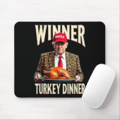 勝者のトルコのディナーおもしろいトランプ マウスパッド (マウス)