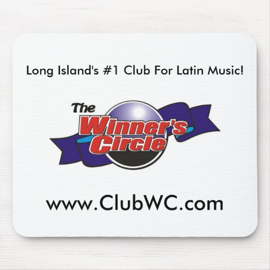 勝者の円のマウスパッド マウスパッド (正面)