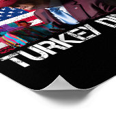 勝者の勝者トルコのディナーユーモアおもしろいトランプ ポスター (角)