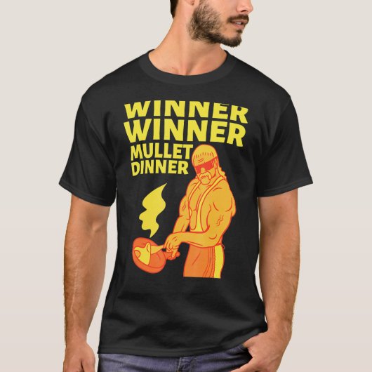 勝者の勝者ミュレットディナーパーティーの背面 Tシャツ (正面)
