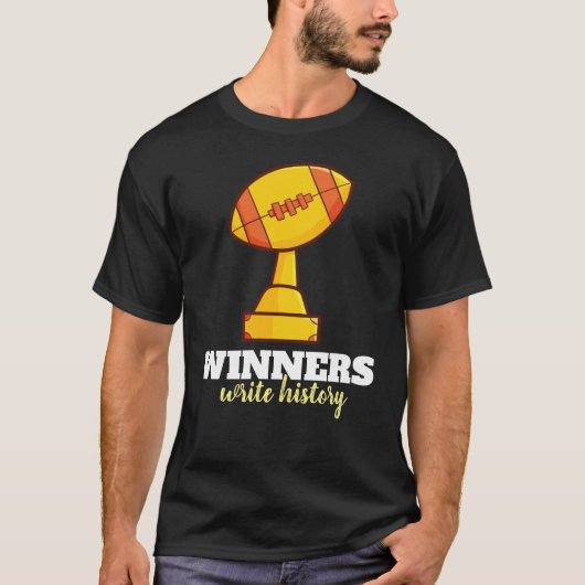 勝者の履歴書Tシャツのパーソナライズ Tシャツ (正面)