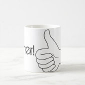 勝者のduhマグ コーヒーマグカップ (中央)