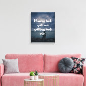 勝者はやめ引用文 キャンバスプリント (インサイチュ (リビング))