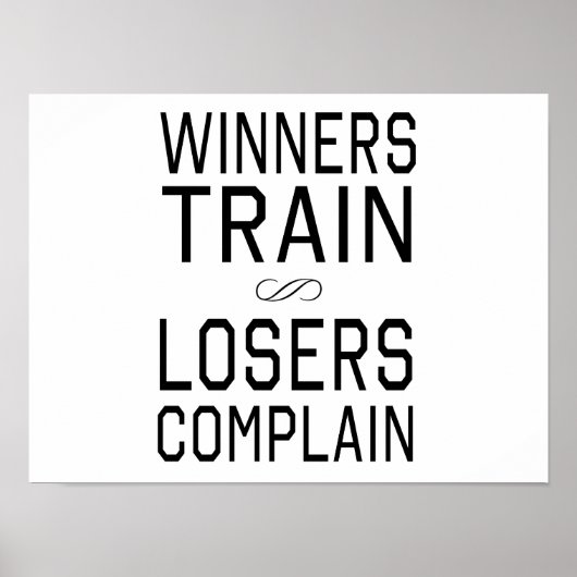 勝者は列車、敗者は不満 ポスター (正面)