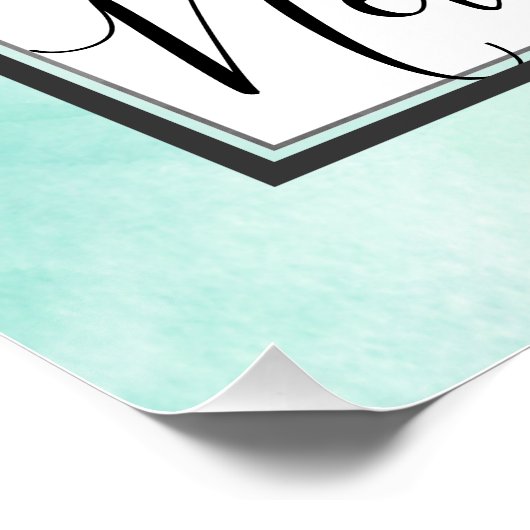 勝者は決してやめ引用文 |水彩 ポスター (コーナー)