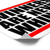 勝者は決して勝ち者ではない ポスター (角)