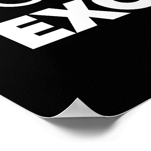 勝者は行動を起こし、敗者は言い訳をする ポスター (角)