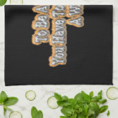 「勝者へ」かわいいデザイン。買今 キッチンタオル (折り畳み)