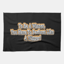 「勝者へ」かわいいデザイン。買今 キッチンタオル