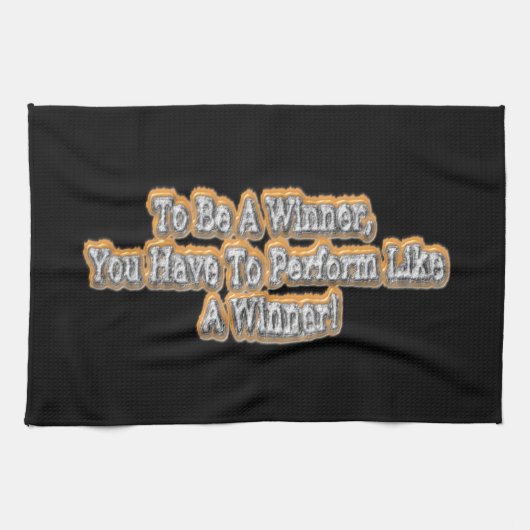 「勝者へ」かわいいデザイン。買今 キッチンタオル (横)