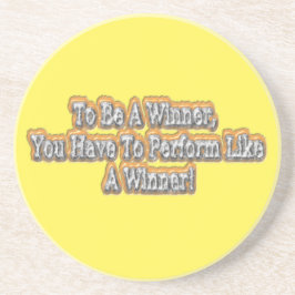 「勝者へ」かわいいデザイン。買今 コースター