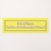 「勝者へ」かわいいデザイン。買今 ヨガマット (裏面(横))