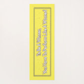 「勝者へ」かわいいデザイン。買今 ヨガマット (裏面)