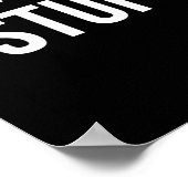 勝者やめは無おもしろい- やる気を起こさせる ポスター (角)