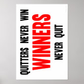 勝者を決して勝ち取らないやめ ポスター (正面)