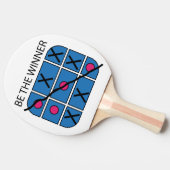 勝者を決定する 卓球ラケット (横)