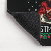 勝者クリスマスディナーサンタトランプ醜いSw マウスパッド (コーナー)