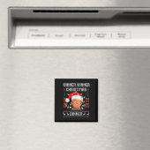 勝者クリスマスディナーサンタトランプ醜いSw マグネット (インサイチュ (食洗機))