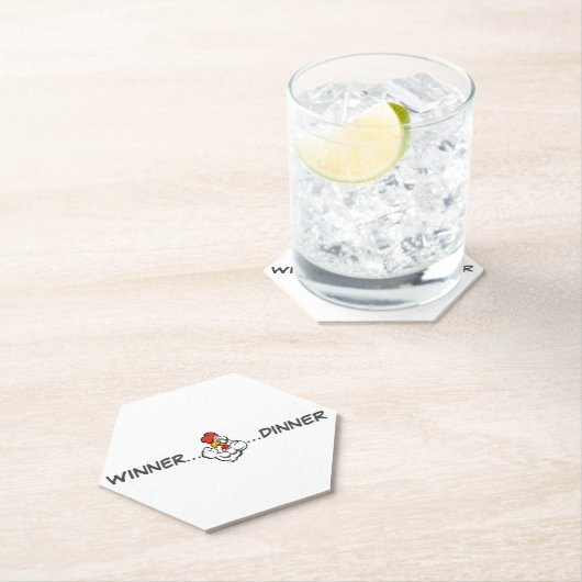 勝者ディナーグリル紙コースターオリンピアスの努力 ペーパーコースター (インサイチュ)