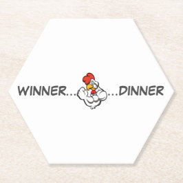 勝者ディナーグリル紙コースターオリンピアスの努力 ペーパーコースター