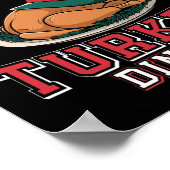 勝者トルコのディナートランプ感謝祭ハム ポスター (角)