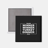 勝者トルコのディナートランプ47勝感謝してい利 マグネット (正面/裏面)