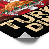 勝者トルコ夕食感謝祭ドナルドTr ポスター (角)